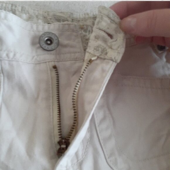 Bundle of 2 Girl's Size 8 Denim & Chino Summer Shorts - Picture 3 of 14